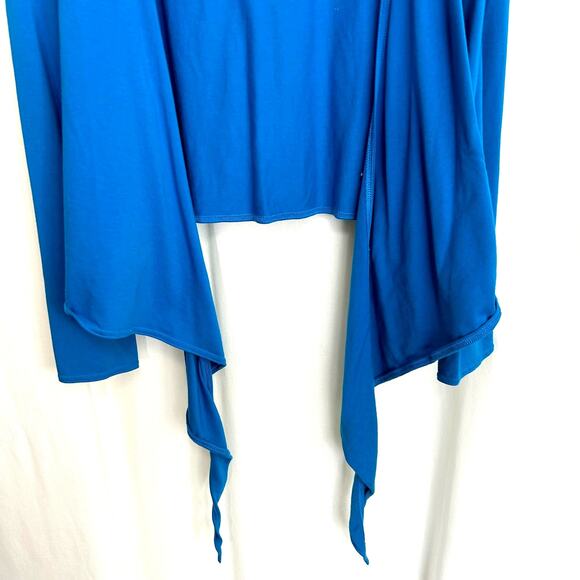 Eileen Fisher Blue Cardigan/Wrap Top Style #1737 Women's Size XL - Picture 3 of 12